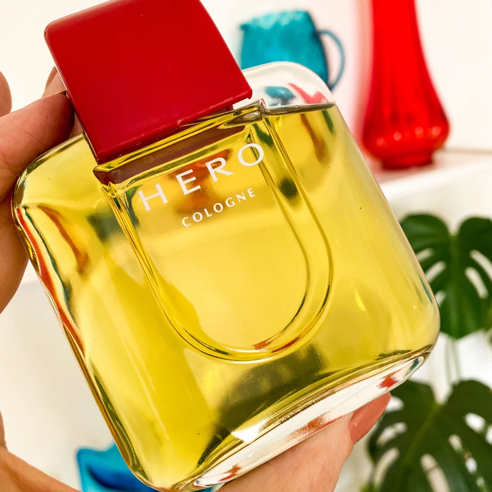复古原版 Prince Matchabelli HERO 古龙水 3.4 盎司 100 毫升水溅瓶 全盒 + 盒 — 第 1/4 张图片