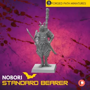 Nobori Portabandiera, Wargaming Fantasy Scheletro Non Morto Samurai Miniature - Foto 1 di 2