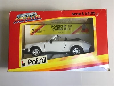POLISTIL 1:25 02215 WHITE PORSCHE 911 CABRIOLET - Image 1 of 4