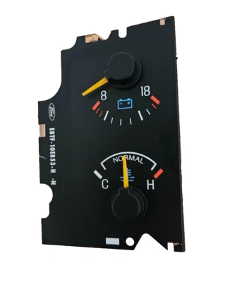 Ford F150 F250 F350 Bronco 1987-1991 batería voltio medidor de temperatura del agua Foto 1 de 2
