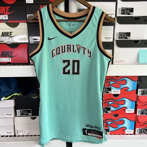 Nike Dri-Fit WNBA Sabrina Ionescu Liberty Rebel Edition Victory Jersey Size S 40 Cover