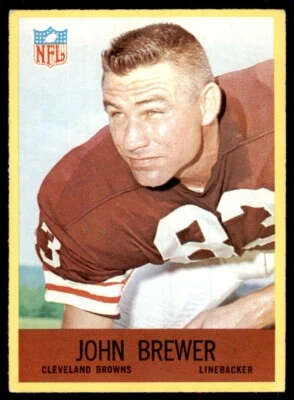 1967 Philadelphia John Brewer b Cleveland Browns #38 - Image 1 of 2