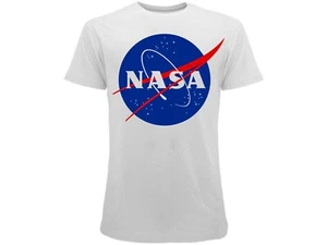 T-shirt Nasa National Aeronautics Space Administration Maniche corte 100% Cotone - Foto 1 di 2