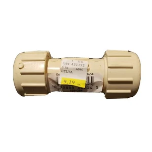 Coupling 160-204 HC CPVC Compression Couplings, 3/4" KBI - Picture 1 of 5