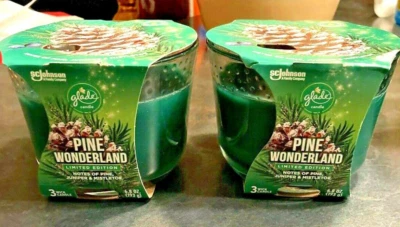 Ambientador de aire de aceite esencial de 3 mechas con velas de pino claro edición limitada 2 Foto 1 de 4