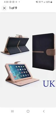 MOFRED buckle Suede Apple Ipad Case. Includes screen protector and stylus pen. - Image 1 of 4