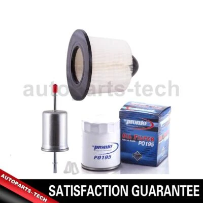 3x Filtro de aceite de motor Pronto filtro de aire filtro de combustible para Ford E-150 2003~2003 Foto 1 de 4