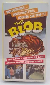 The Blob (1958) VHS 1990 Good Times Home Video, CULT CLASSIC HORROR SCIFI - Picture 1 of 6