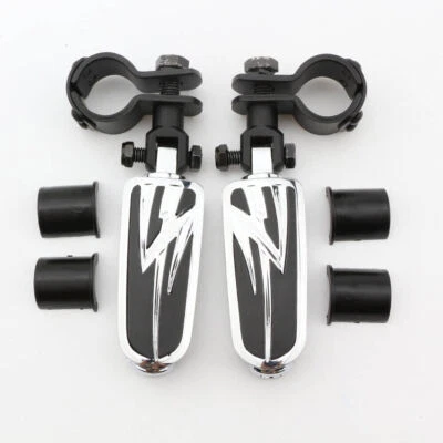 Abrazadera de estriberas de 1"" 1-1/4" para Kawasaki VN Vulcan Classic Nomad Drifter 1500 1600 Foto 1 de 4