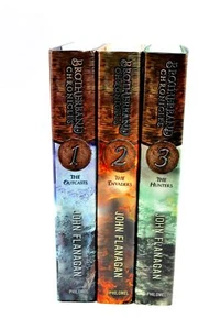 Brotherband Chronicles 1 2 3 Outcast Invaders Hunters J. Flanagan Hardback Lot - Bild 1 von 3