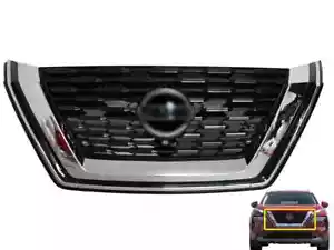 New Fits 2021-2023 Nissan Rogue Upper Grille Front Bumper Grille W Camera Option - Picture 1 of 8