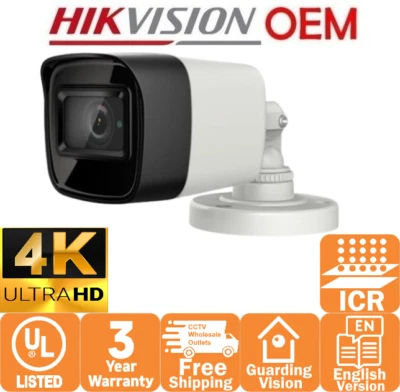 CCTV WHOLESALE OUTLET AC318-MB) HD 4K 3.6mm True Day & Night With ICR Smart IR