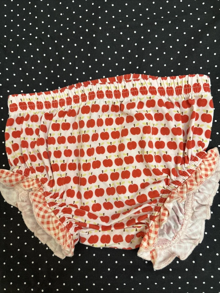 Cubierta de pañales Matilda Jane Bloomers manzanas talla 12-18 meses comienza la aventura Foto 1 de 4