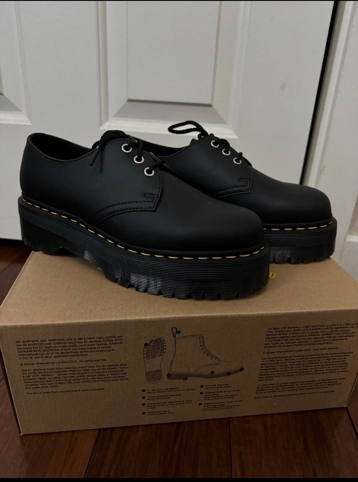US 8 DR DOC MARTENS 1461 MADE IN ENGLAND Nubuck Leather Oxford Shoes CF Stead
