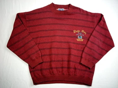 Sudadera vintage Bugle Boy Freedom League para hombre talla L logotipo bordado roja Foto 1 de 4