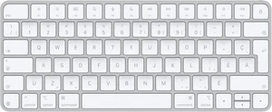 Apple Wireless Bluetooth Magic Keyboard 2021 - Silver French (Canada) ​​MXCL3C/A - Picture 1 of 4