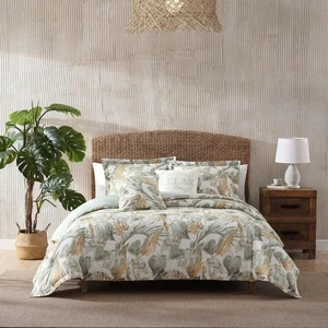 Tommy Bahama Raw Coast 5-teiliges grün Baumwolle Queen Bettdecken-Set - Bild 1 von 4