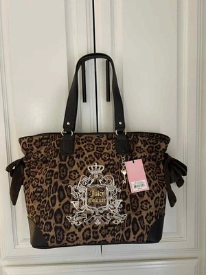 Viral Juicy Couture "Juicy for all" leopard Tote Bag New - Image 1 of 4