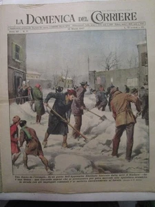 # DOMENICA DEL CORRIERE N 11 - 1947 ERUZIONE ETNA / POMPIERI MOSCA / LA SCALA - Foto 1 di 7