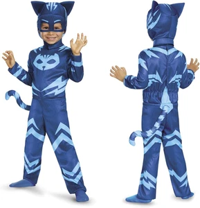 Kinder Catboy Kostüm PJ M fragt Overall Jungen Superheld Outfit Verkleiden Halloween - Bild 1 von 12