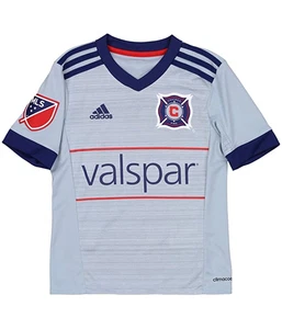 Adidas Boys Chicago Fire Jersey, Blue, Big Kids (8-20), XL - Picture 1 of 2