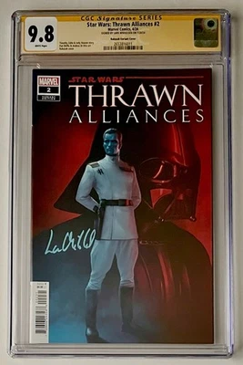 STAR WARS: THRAWN ALLIANCES #2 • CGC SS 9.8 • SIGNED LARS MIKKELSEN • RAHZZAH - Image 1 of 3