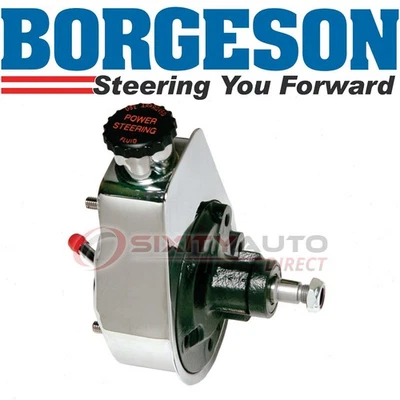 Borgeson Power Steering Pump for 1963-1974 Buick Riviera 7.0L V8 - Hoses ye Foto 1 de 4