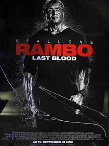 Rambo: Last Blood - Sylvester Stallone - Paz Vega - Filmposter 120x80cm gerollt - Picture 1 of 1