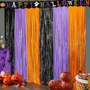 Halloween Decorations Halloween Party Decorations Trick or Treat Backdrop Banner - Picture 1 of 12