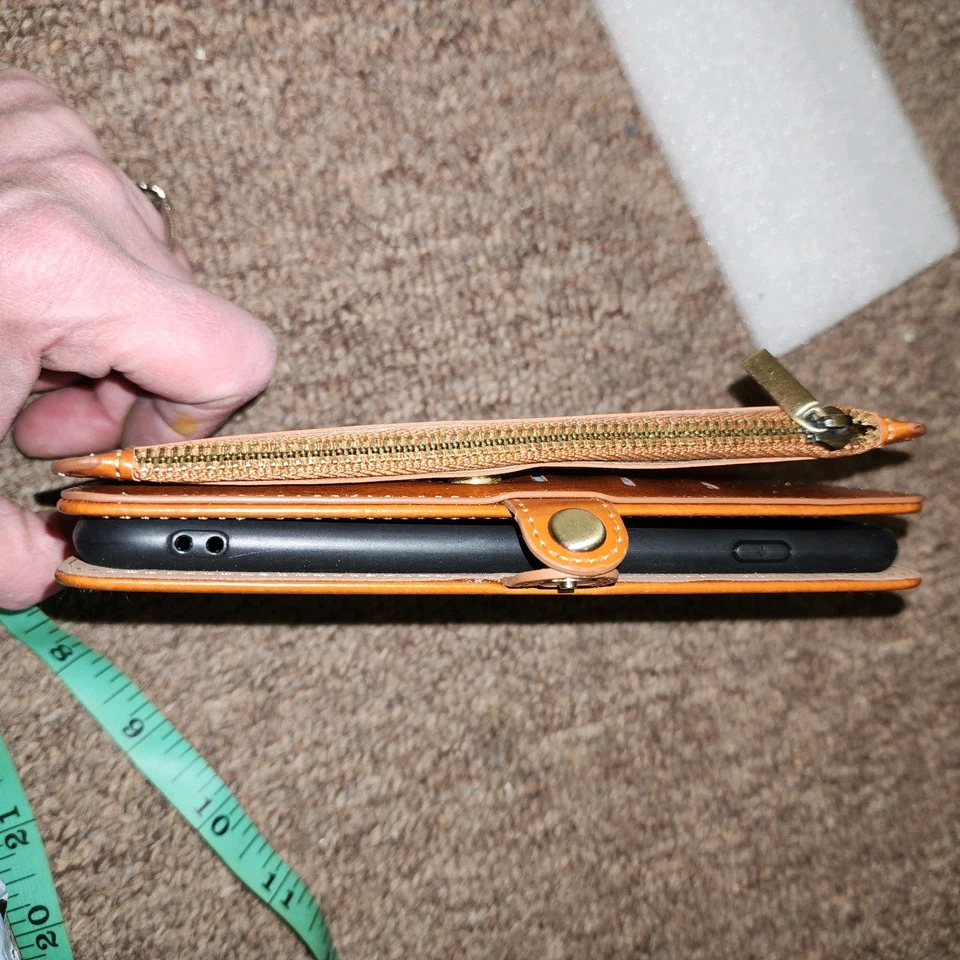 Funda Pro Cuero Iphone Xs O X Abatible Billetera Estuche Soporte Foto 1 de 4