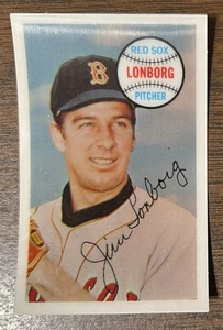 JIM LONBORG 1970 KELLOGG’S BASEBALL CARD NEAR MINT # 49 BOSTON RED SOX - Picture 1 of 4