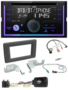 JVC Lenkrad USB 2DIN DAB Bluetooth CD Autoradio für Renault Master ab 2019 - Bild 1 von 11