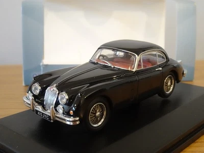 OXFORD DIECAST JAGUAR XK150 FHC BLACK CAR MODEL JAGXK150001 1:43 - Image 1 of 3