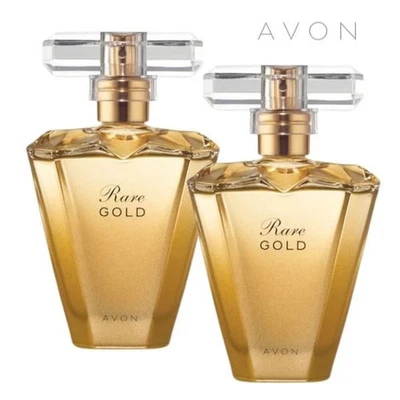 Paquete de 2 perfumes de mujer Avon raros dorados spray 1,7 fl. Eau De Parfum OZ Foto 1 de 4