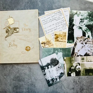 The Diary of Baby Memory Book by Susan Beatrice Pearse 1929 - Picture 1 of 24