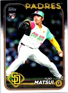 2024 Topps Update #US8 Yuki Matsui RC Rookie San Diego Padres - Picture 1 of 2