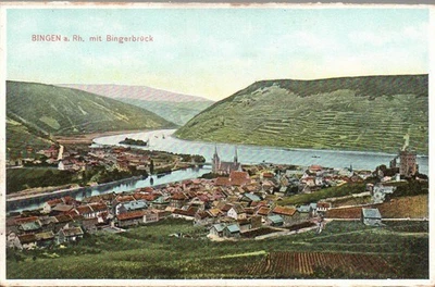 AK Bingen am Rhein mit Bingerbrück von 1907 (Nr. 1105)  - Bild 1 von 2
