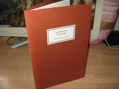 William Trevor Signed Numbered Marrying Damian limited edition 1st letterpress - Image 1 of 4