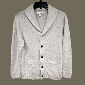 Cárdigan Sonoma con cuello chal abotonado gris claro suéter para mujer talla S - Imagen 1 de 9