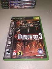 Tom Clancy's Rainbow Six 3 (Microsoft Xbox, 2003) Complete Cib!