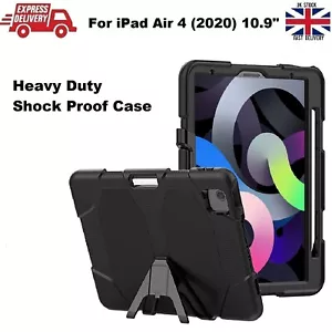 Custodia rigida in gomma resistente agli urti per iPad Air 4 (2020) 10,9 pollici - Foto 1 di 7
