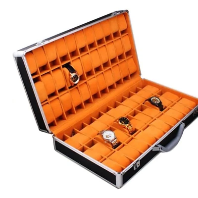 MÚLTIPLES 66 RELOJES MALETÍN DE VIAJE MALETA GRANDE TIENDA DE RELOJES DE LUJO AL POR MENOR Foto 1 de 4