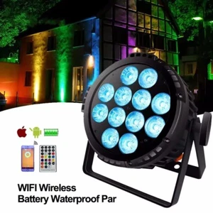 outdoor12x18W Battery Wireless Par Light Waterproof RGBWAUV 6In1 LED Par uplight - Picture 1 of 10