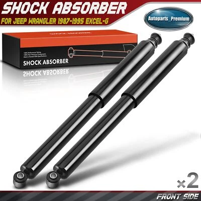 2x Amortecedor Frontal Esquerdo e Direito para Jeep Wrangler 1987-1995 Excel-G - Imagem 1 de 4