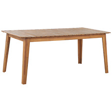 Table à Manger en Bois d'Acacia pour Extérieur 6 places 180 x 90 cm Style Rusti