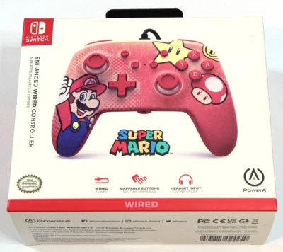 PowerA Wired Controller for Nintendo Switch - Super Mario Bros Red - Brand New - Image 1 of 4