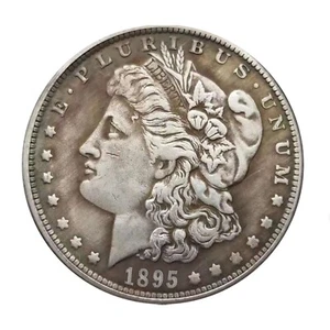 Moneda de dólar de plata Morgan de $1 de 1895 brillante sin circular - Imagen 1 de 3