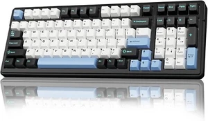 Aula F99 Mechanical Keyboard RGB Tri-Mode Wireless Bluetooth USB 2.Ghz Swappable - Picture 1 of 9
