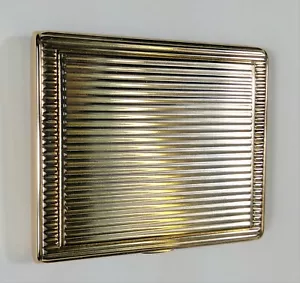Christain Dior Vintage Deco Powder Compact Case New Unused Complete - Picture 1 of 10