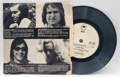 VARIOUS - YOU'RE ALL OVER THE PLACE - COUNTRY 45 & PS PROMO GEORGE JONES WYNETTE Foto 1 de 2